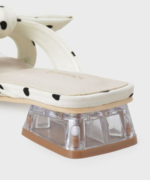 ESPERANZA / エスペランサ サンダル | リボンクリアヒールサンダル | 詳細30