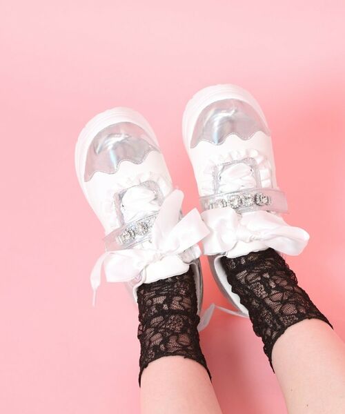 ESPERANZA / エスペランサ スニーカー | 厚底夢見るエンジェルスニーカー（ホワイト(901)）