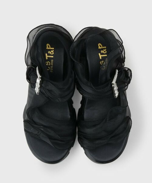 ESPERANZA / エスペランサ サンダル | 厚底ダブルソールシフォンサンダル | 詳細12