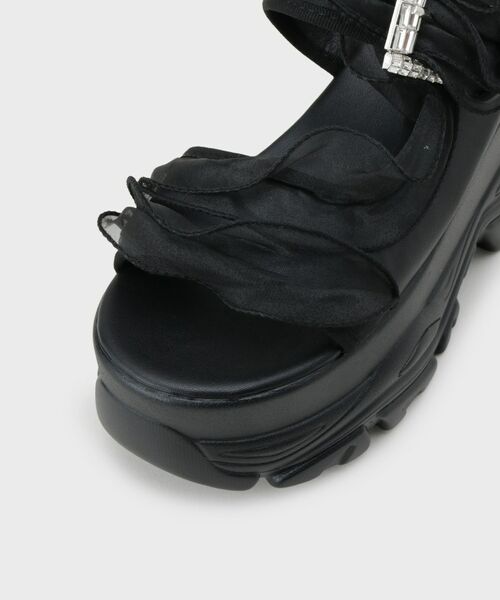 ESPERANZA / エスペランサ サンダル | 厚底ダブルソールシフォンサンダル | 詳細14