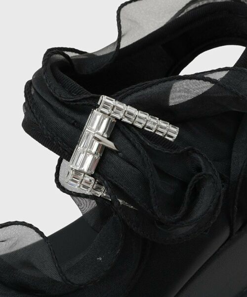 ESPERANZA / エスペランサ サンダル | 厚底ダブルソールシフォンサンダル | 詳細15