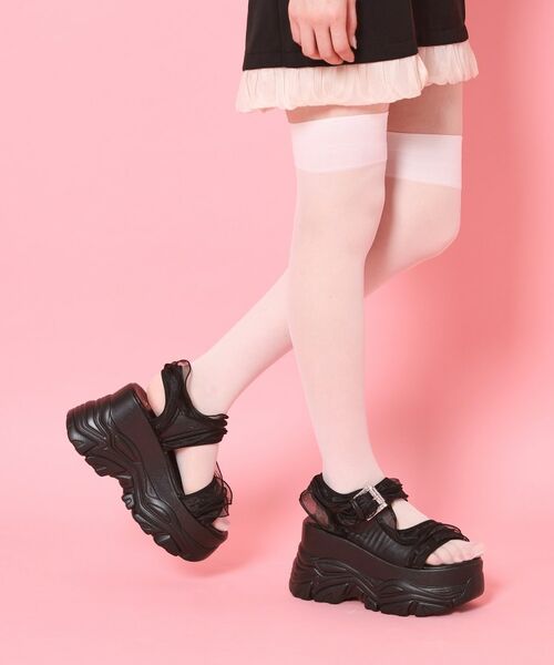 ESPERANZA / エスペランサ サンダル | 厚底ダブルソールシフォンサンダル | 詳細4