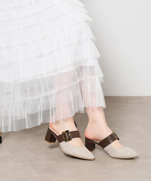 ESPERANZA / エスペランサ サンダル | バックベルトミュール（ベージュ(952)）