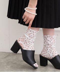 ESPERANZA / エスペランサ サンダル | スクエアブロックヒールミュール