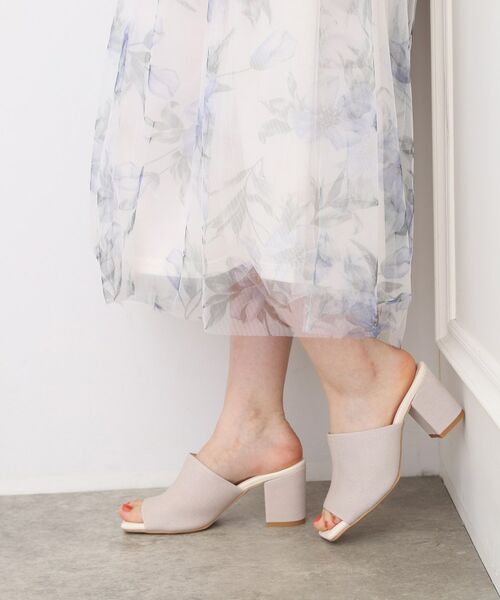 ESPERANZA / エスペランサ サンダル | スクエアブロックヒールミュール | 詳細2