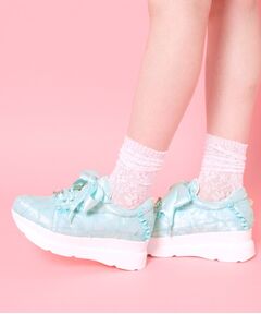 ESPERANZA / エスペランサ スニーカー | 厚底ガーリーリボンレーススニーカー