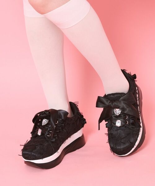ESPERANZA / エスペランサ スニーカー | 厚底ガーリーリボンレーススニーカー | 詳細4