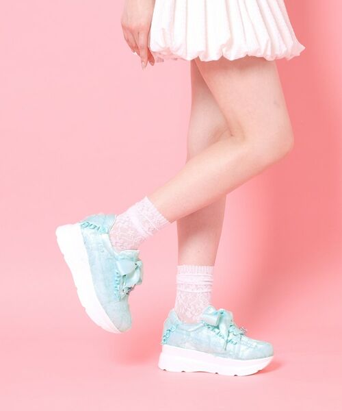 ESPERANZA / エスペランサ スニーカー | 厚底ガーリーリボンレーススニーカー | 詳細8