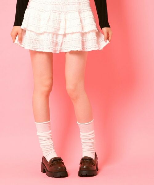 ESPERANZA / エスペランサ パンプス | フリル付きリボンローファー | 詳細8