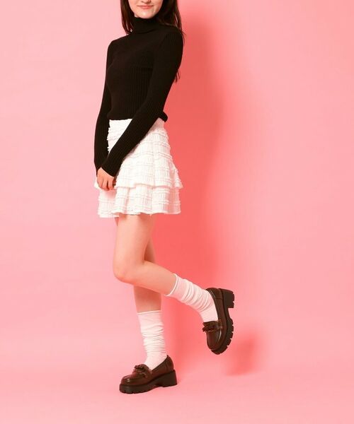 ESPERANZA / エスペランサ パンプス | フリル付きリボンローファー | 詳細9