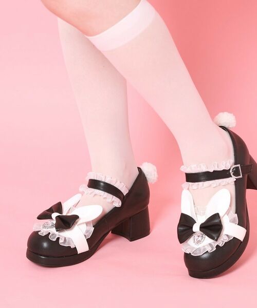 ESPERANZA / エスペランサ パンプス | 夢見るウサギパンプス（ブラック(019)）