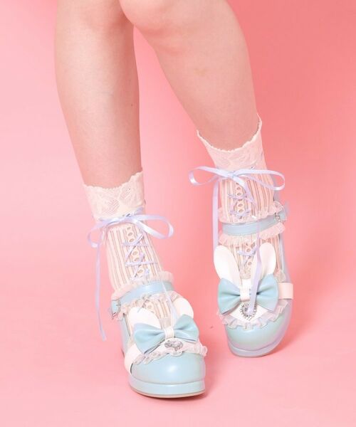 ESPERANZA / エスペランサ パンプス | 夢見るウサギパンプス（ブルー(092)）