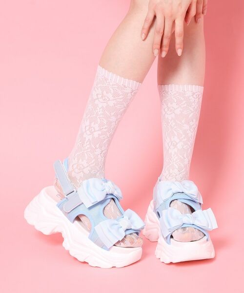 ESPERANZA / エスペランサ サンダル | 厚底ダブルリボンガーリーサンダル | 詳細10