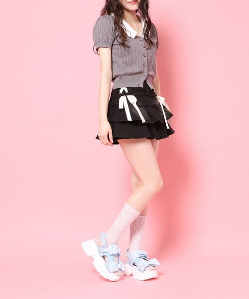 ESPERANZA / エスペランサ サンダル | 厚底ダブルリボンガーリーサンダル | 詳細12