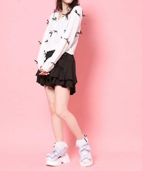 ESPERANZA / エスペランサ サンダル | 厚底ダブルリボンガーリーサンダル | 詳細15