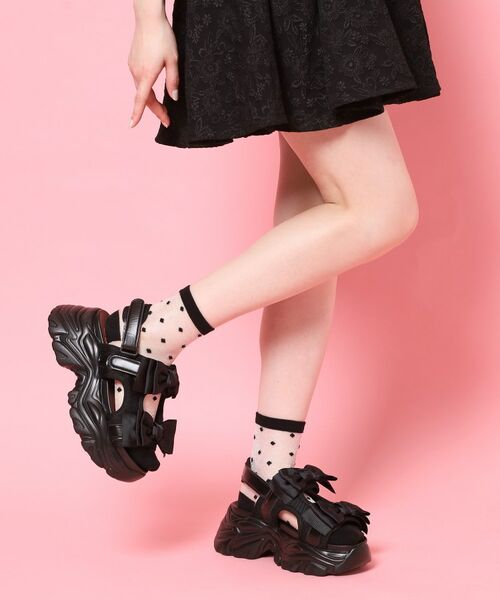 ESPERANZA / エスペランサ サンダル | 厚底ダブルリボンガーリーサンダル | 詳細5