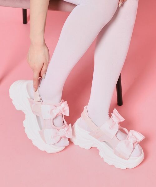 ESPERANZA / エスペランサ サンダル | 厚底ダブルリボンガーリーサンダル | 詳細7