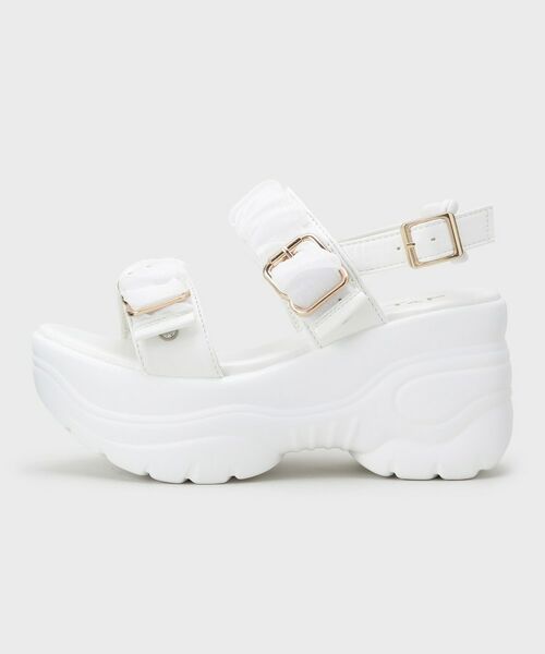 ESPERANZA / エスペランサ サンダル | 厚底シアーギャザーベルトサンダル | 詳細17