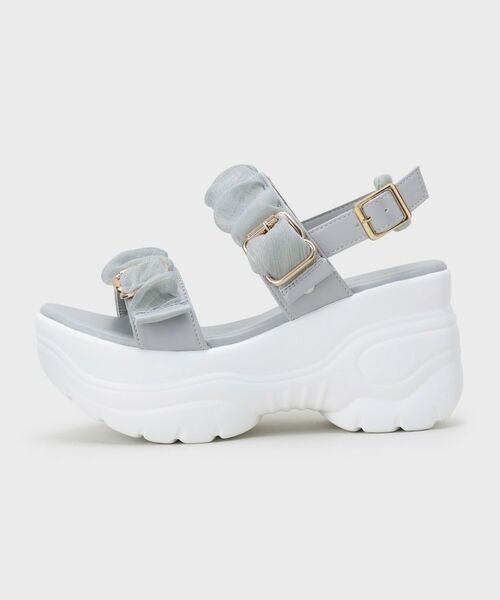 ESPERANZA / エスペランサ サンダル | 厚底シアーギャザーベルトサンダル | 詳細18