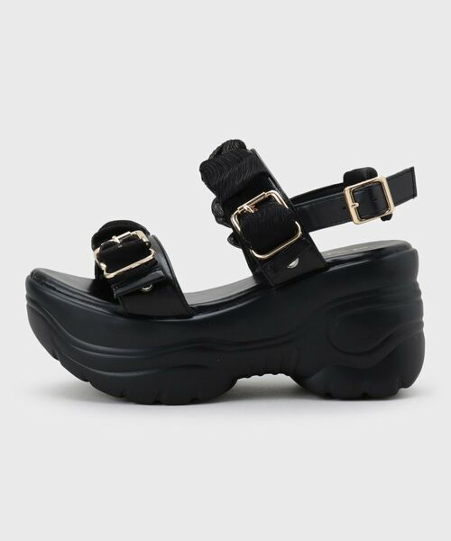 ESPERANZA / エスペランサ サンダル | 厚底シアーギャザーベルトサンダル | 詳細19