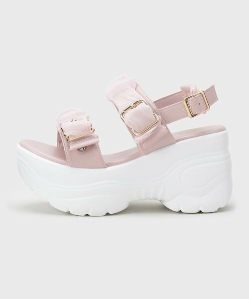 ESPERANZA / エスペランサ サンダル | 厚底シアーギャザーベルトサンダル | 詳細20