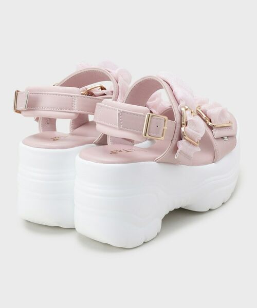 ESPERANZA / エスペランサ サンダル | 厚底シアーギャザーベルトサンダル | 詳細21