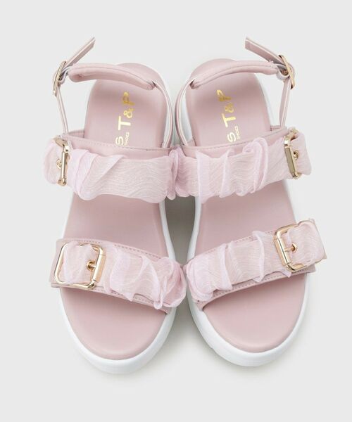 ESPERANZA / エスペランサ サンダル | 厚底シアーギャザーベルトサンダル | 詳細22