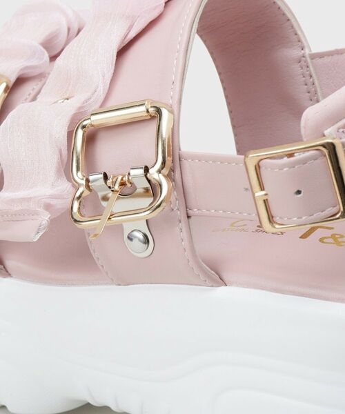 ESPERANZA / エスペランサ サンダル | 厚底シアーギャザーベルトサンダル | 詳細25