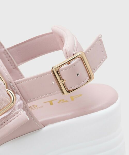 ESPERANZA / エスペランサ サンダル | 厚底シアーギャザーベルトサンダル | 詳細26