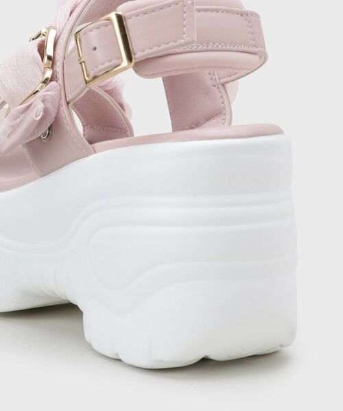 ESPERANZA / エスペランサ サンダル | 厚底シアーギャザーベルトサンダル | 詳細29