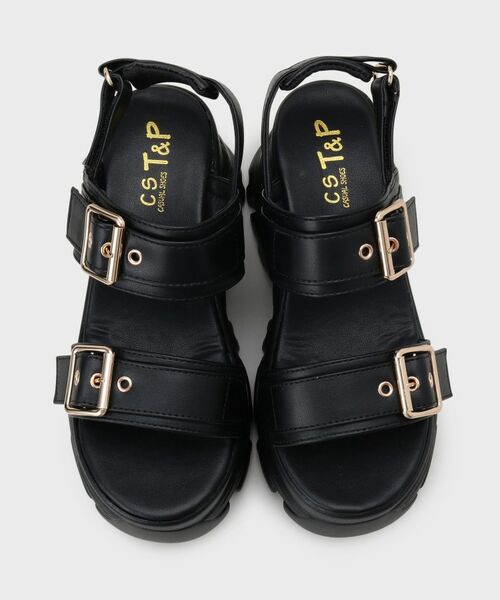 ESPERANZA / エスペランサ サンダル | 厚底ダブルベルトサンダル | 詳細12