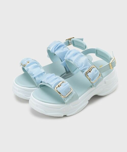 ESPERANZA / エスペランサ サンダル | サテンギャザーベルトサンダル | 詳細19