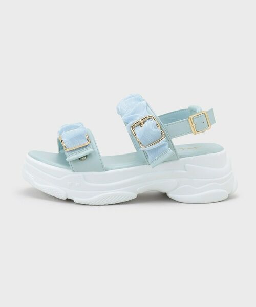 ESPERANZA / エスペランサ サンダル | サテンギャザーベルトサンダル | 詳細24