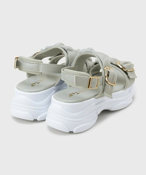 ESPERANZA / エスペランサ サンダル | サテンギャザーベルトサンダル | 詳細26