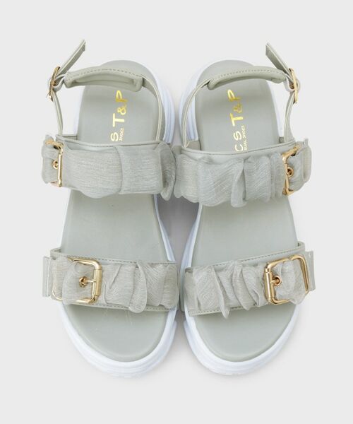 ESPERANZA / エスペランサ サンダル | サテンギャザーベルトサンダル | 詳細27