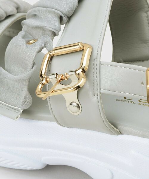 ESPERANZA / エスペランサ サンダル | サテンギャザーベルトサンダル | 詳細30