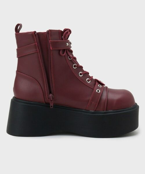 ESPERANZA / エスペランサ ブーツ（ショート丈） | 厚底レースアップ地雷系闇病みかわブーツ | 詳細17