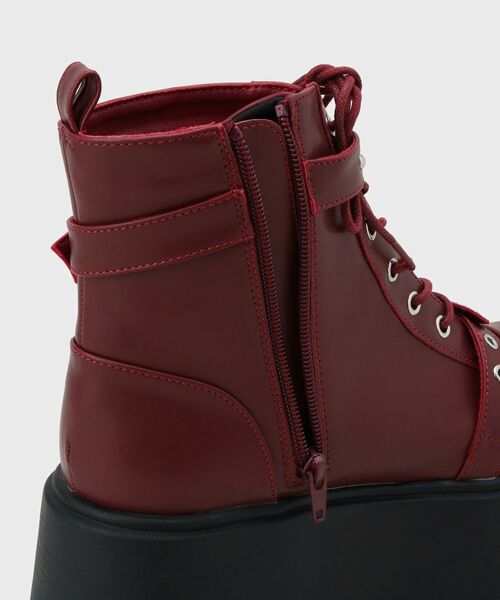 ESPERANZA / エスペランサ ブーツ（ショート丈） | 厚底レースアップ地雷系闇病みかわブーツ | 詳細24