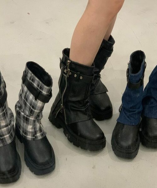 ESPERANZA / エスペランサ ブーツ（ショート丈） | ベルト付きカバーブーツ | 詳細1