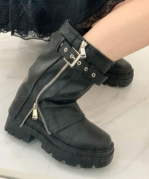 ESPERANZA / エスペランサ ブーツ（ショート丈） | ベルト付きカバーブーツ | 詳細5