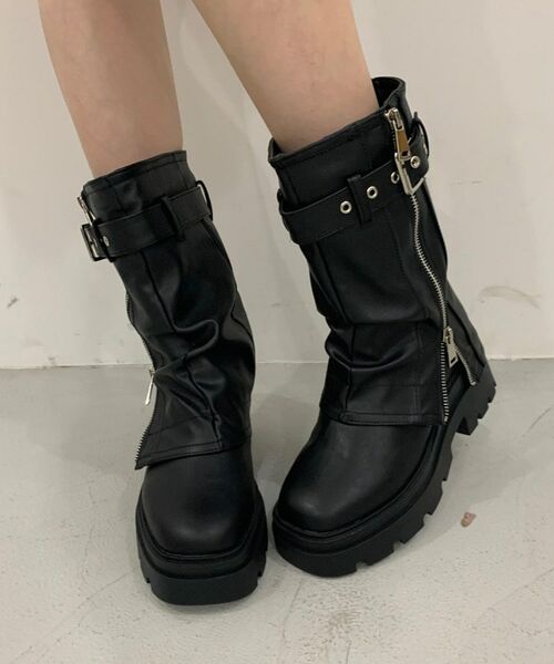 ESPERANZA / エスペランサ ブーツ（ショート丈） | ベルト付きカバーブーツ | 詳細6