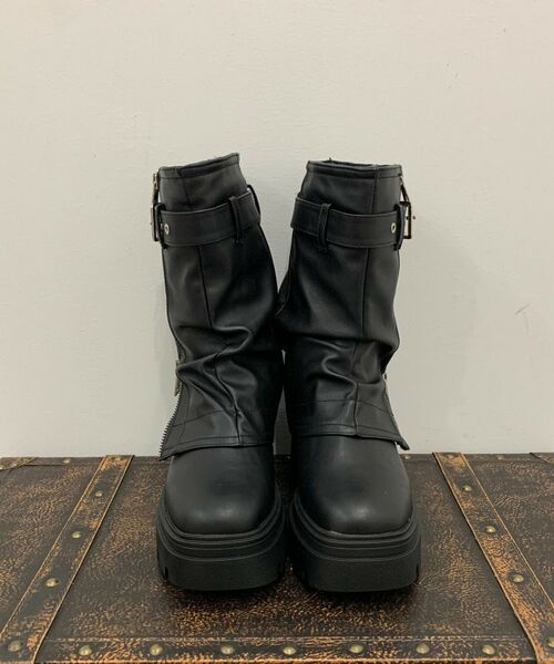 ESPERANZA / エスペランサ ブーツ（ショート丈） | ベルト付きカバーブーツ | 詳細8