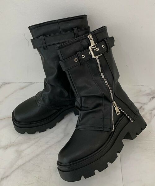 ESPERANZA / エスペランサ ブーツ（ショート丈） | ベルト付きカバーブーツ | 詳細9