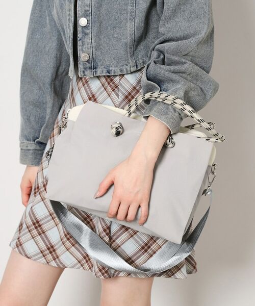 ESPERANZA / エスペランサ ショルダーバッグ | 2WAYトートショルダーバッグ（グレー(012)）