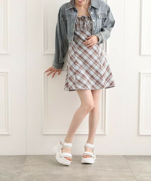 ESPERANZA / エスペランサ サンダル | 厚底グリッターベルクロスポサン | 詳細2