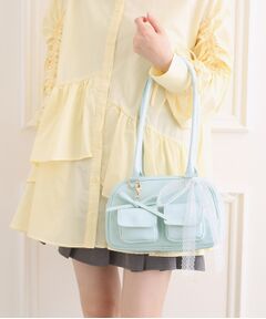 ESPERANZA / エスペランサ トートバッグ | リボンチャームアウトポケットバッグ