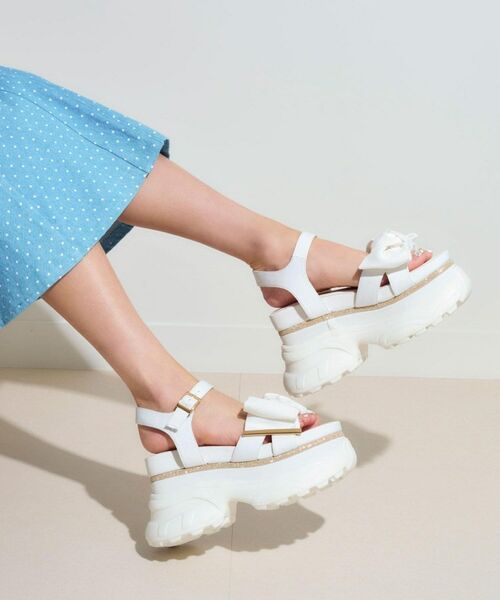 ESPERANZA / エスペランサ サンダル | 【SPORTS SANDAL COLLECTION】グリッターラインリボンスポサン | 詳細1