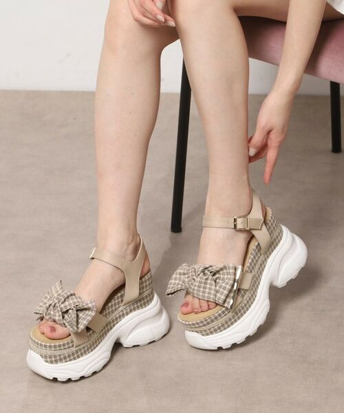ESPERANZA / エスペランサ サンダル | 【SPORTS SANDAL COLLECTION】グリッターラインリボンスポサン | 詳細10