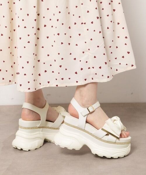 ESPERANZA / エスペランサ サンダル | 【SPORTS SANDAL COLLECTION】グリッターラインリボンスポサン | 詳細2