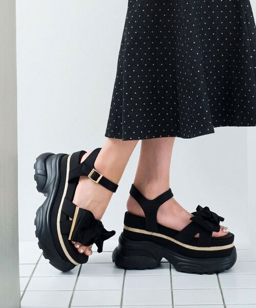 ESPERANZA / エスペランサ サンダル | 【SPORTS SANDAL COLLECTION】グリッターラインリボンスポサン | 詳細5